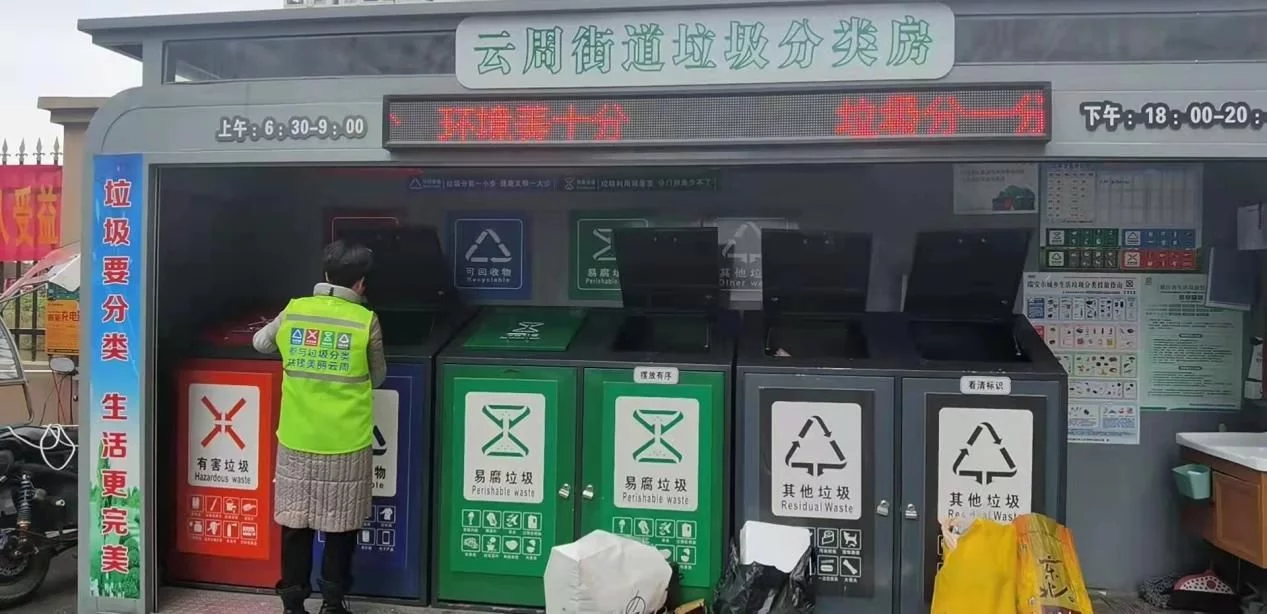 瑞安市云周街道站西社区居务监督委员会（垃圾分类房）瑞安市云周街道站西社区电话号码，瑞安市云周街道丨大家齐参与 环境更美好 垃圾分类进小区宣传，不要告诉别人，(图1)