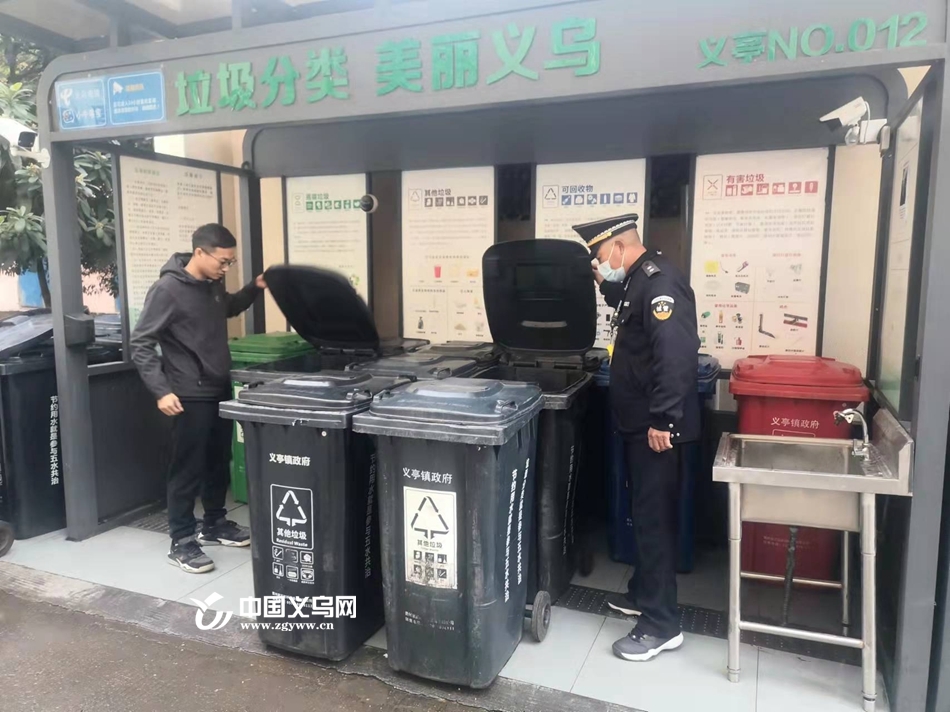 义乌市对于其它垃圾的处理方式（义乌垃圾处理方法）义乌义亭：看看，你单位生活垃圾分类了吗？，(图1)