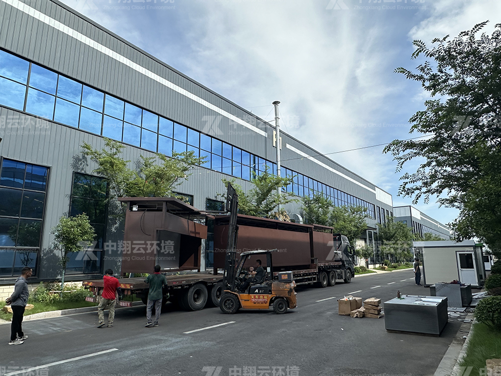 上海精细化环卫治理,中翔云 AI 智能垃圾房打造街区网红微景观(图1) 垃圾房